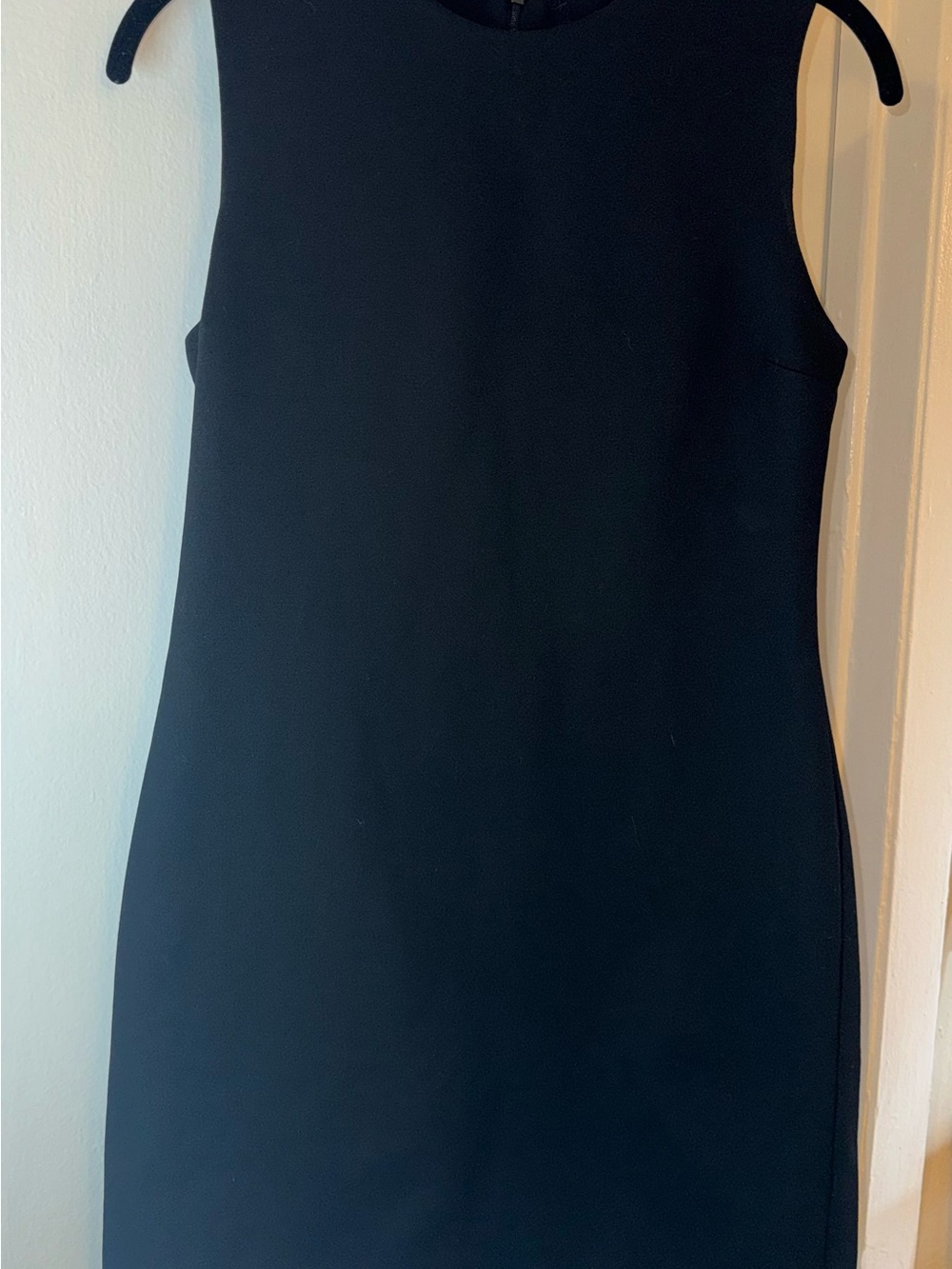 Banana Republic Black Sleeveless Sheath Dress Size 4 Stretch Career Cocktail